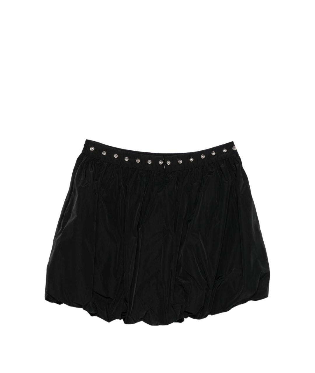 LIU JO Черная полиэстеровая юбка мини, фото 3