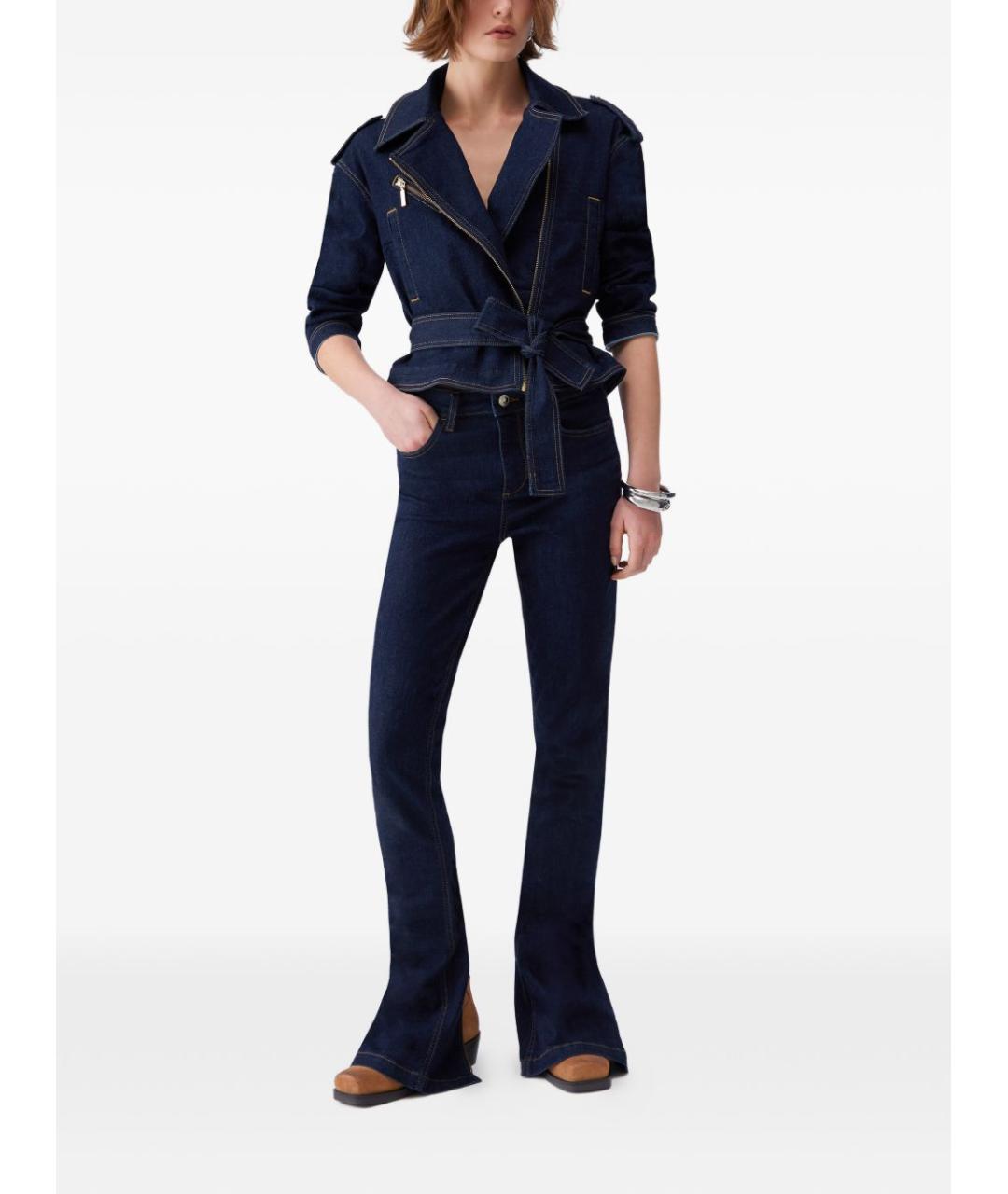 LIU JO Синяя хлопковая куртка, фото 2