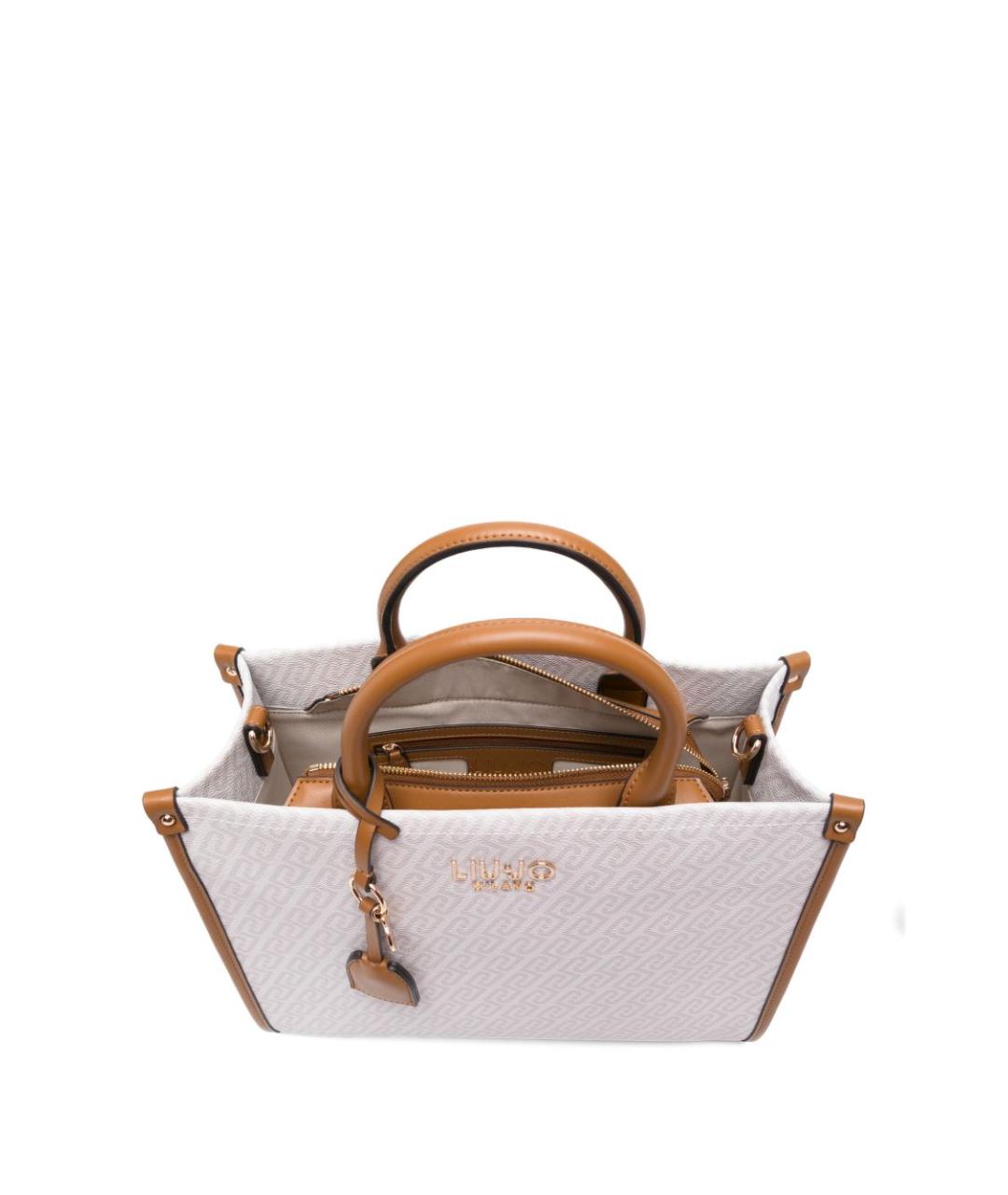 LIU JO Коричневая сумка тоут из искусственной кожи, фото 2