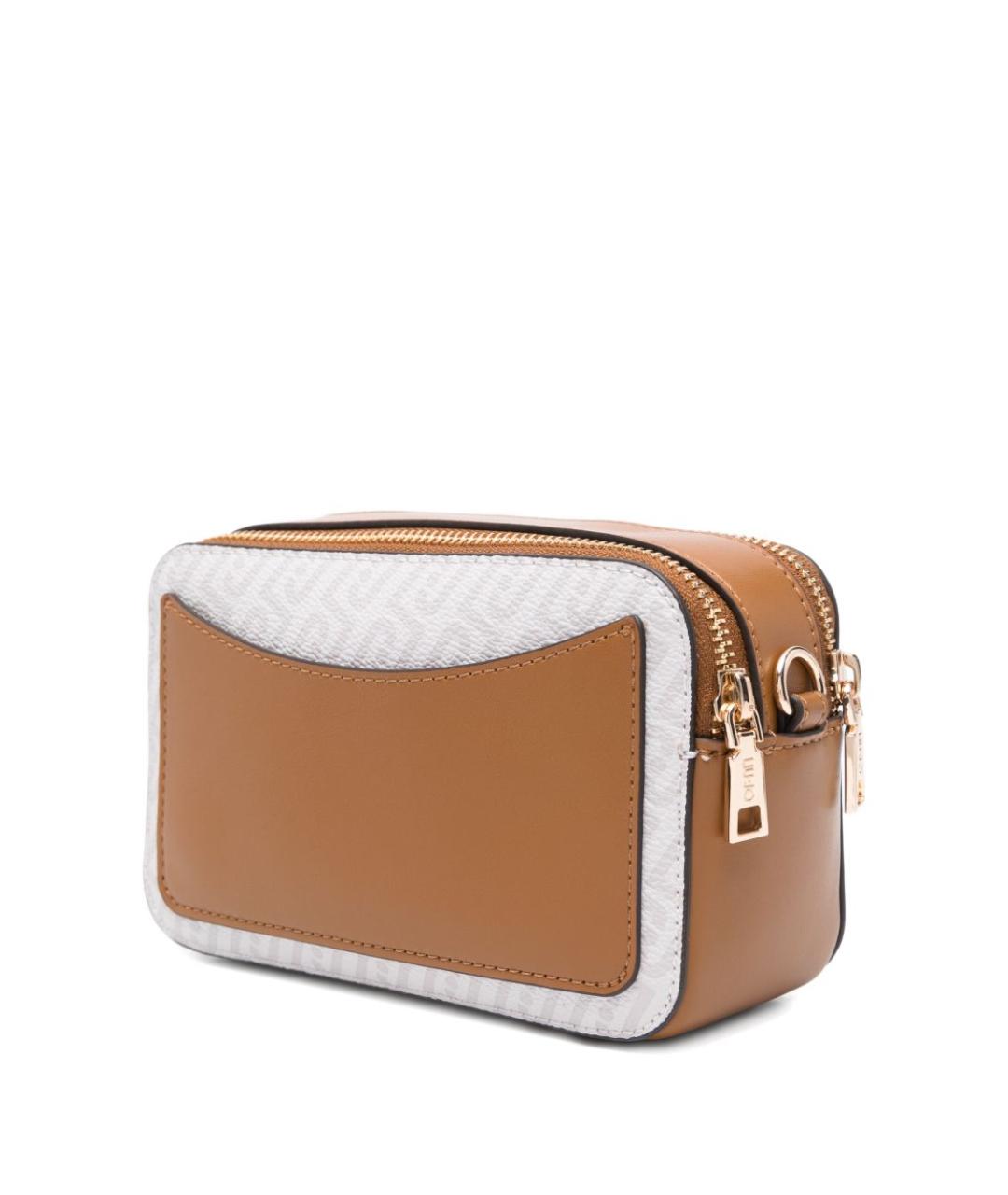 LIU JO Коричневая сумка через плечо из искусственной кожи, фото 3