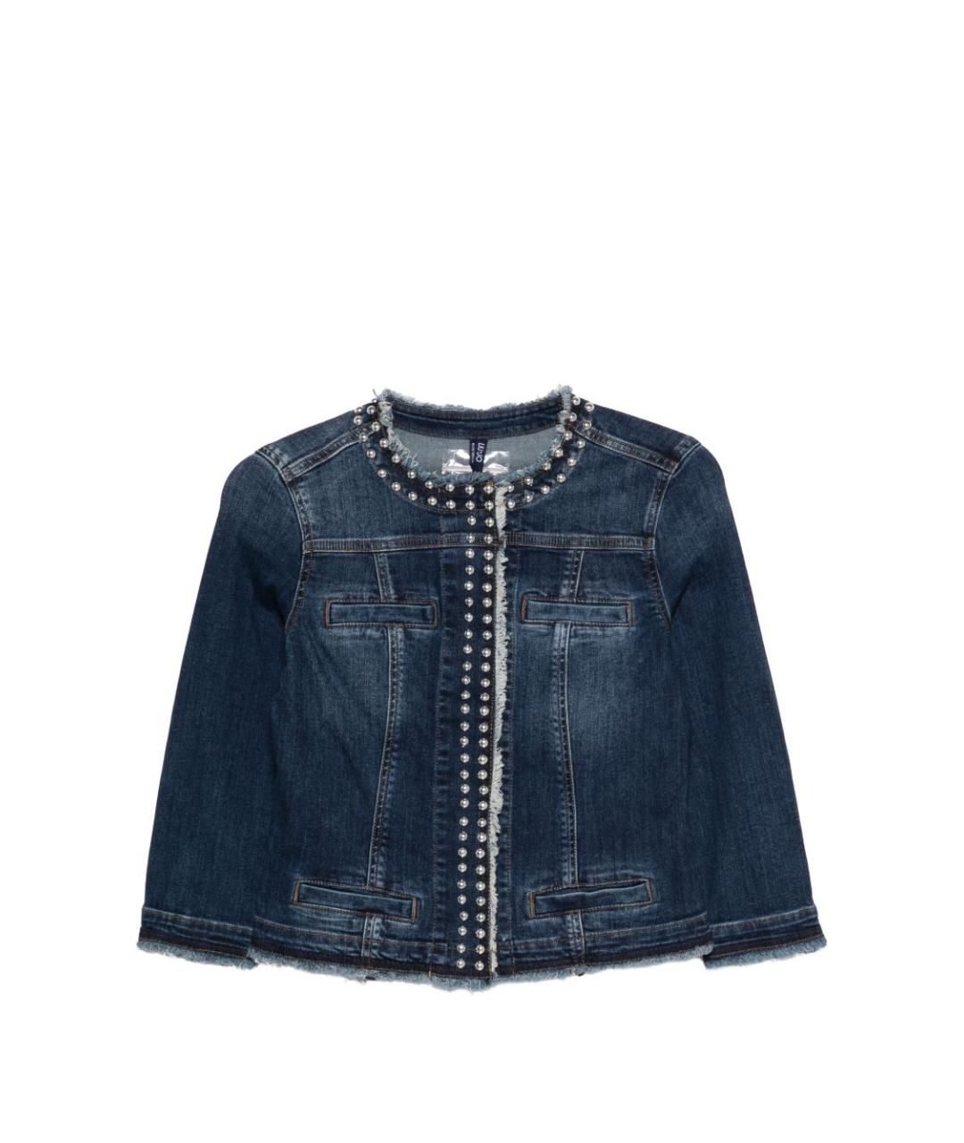 LIU JO Синяя хлопковая куртка, фото 1