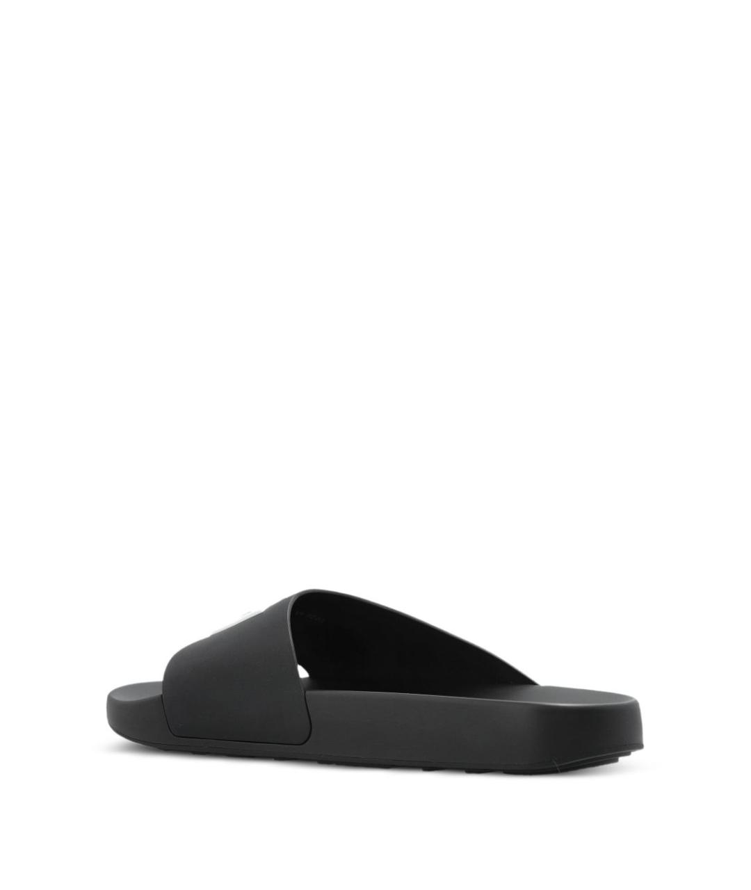 GIVENCHY Черные резиновые шлепанцы, фото 4