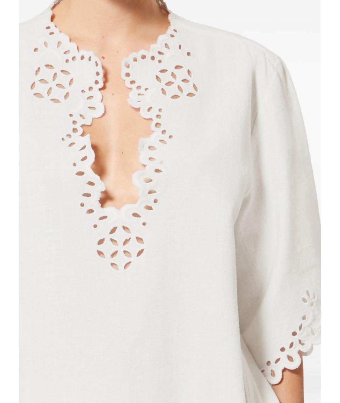 ISABEL MARANT Белая хлопковая футболка, фото 4