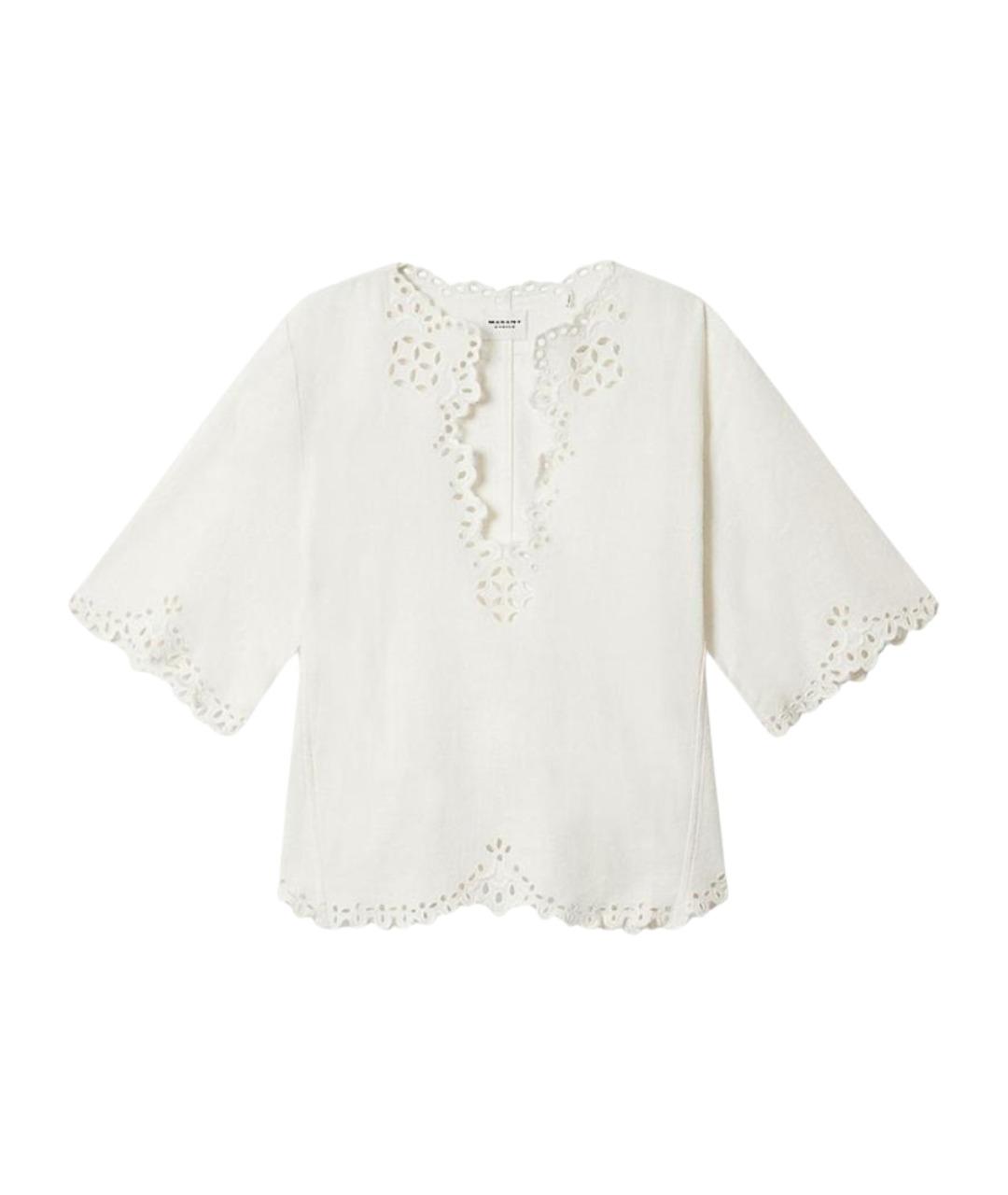 ISABEL MARANT Белая хлопковая футболка, фото 1