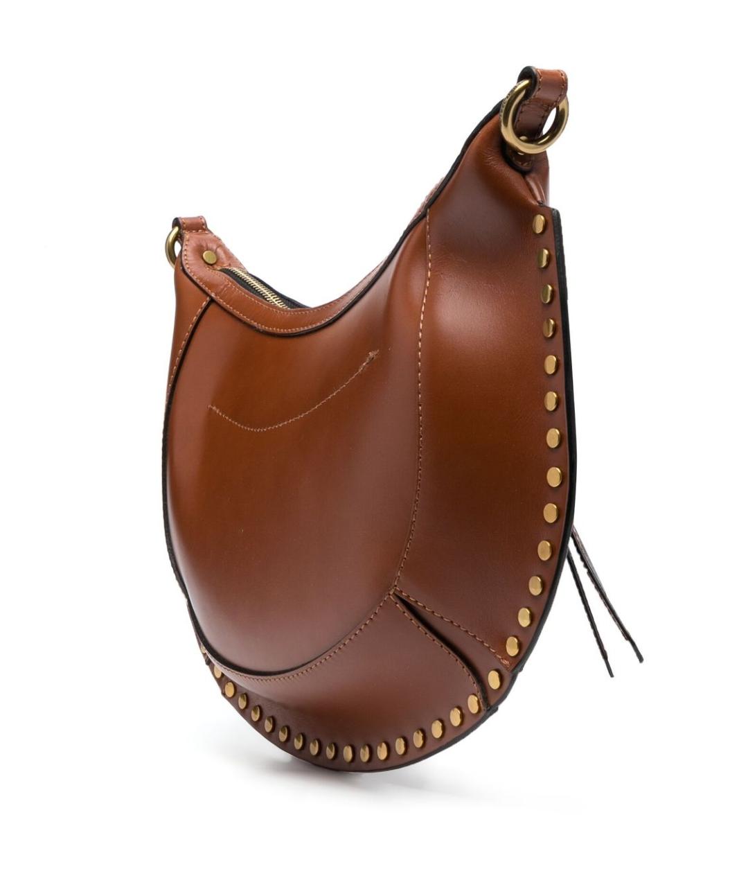 ISABEL MARANT Коричневая кожаная сумка через плечо, фото 3