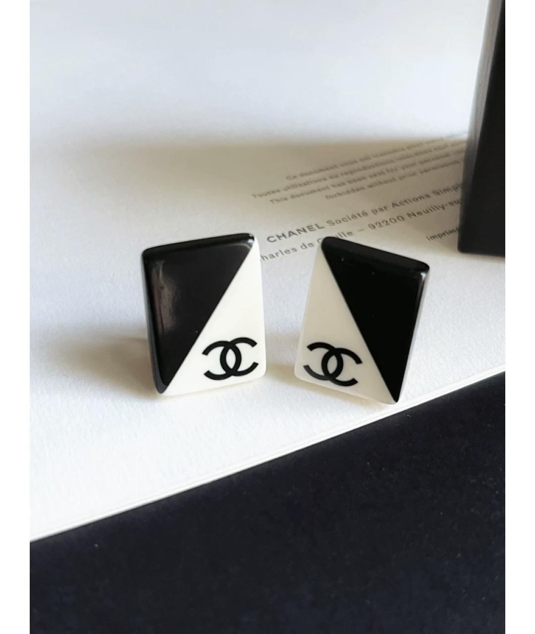 CHANEL Мульти пластиковые серьги, фото 4