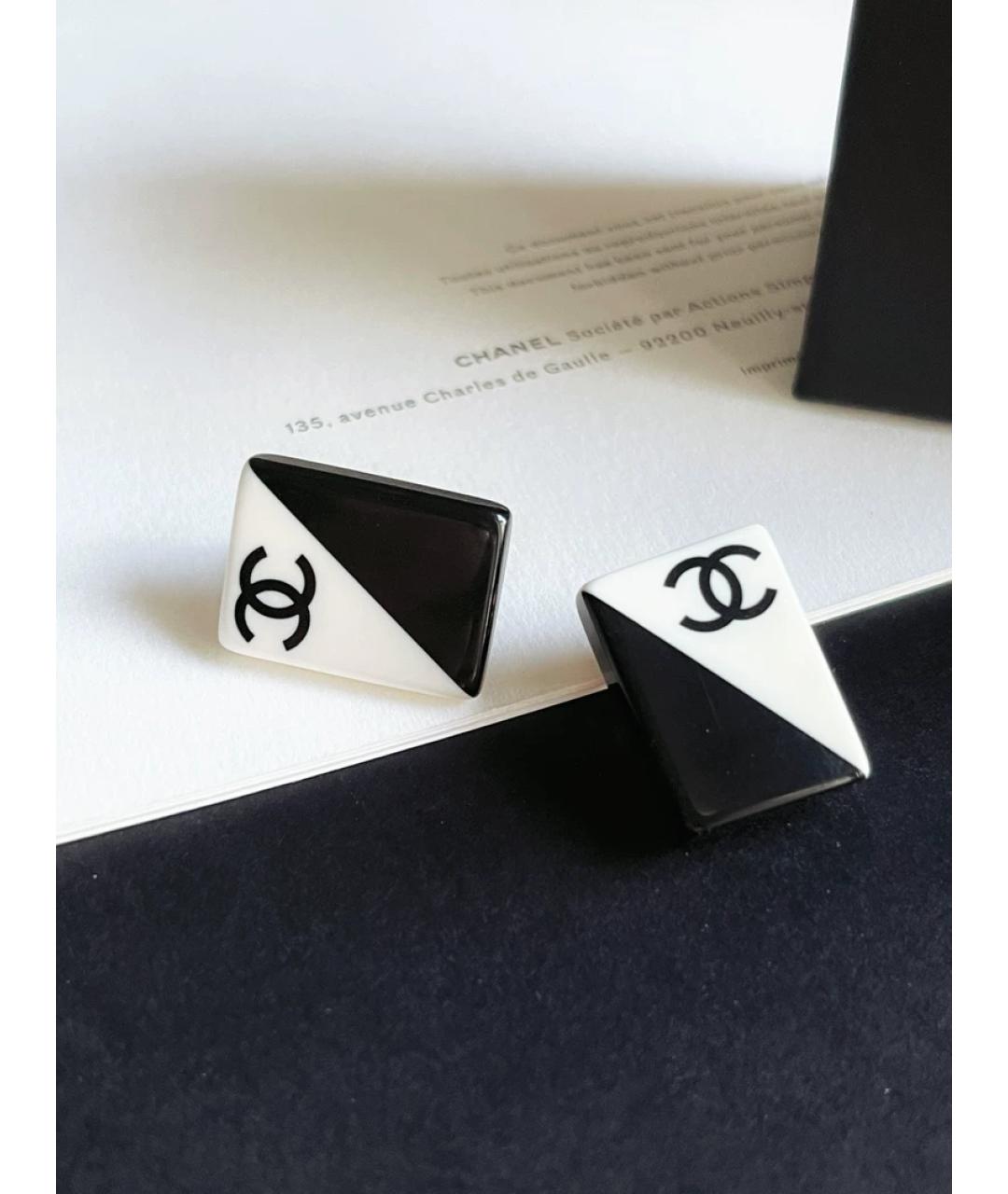 CHANEL Мульти пластиковые серьги, фото 2