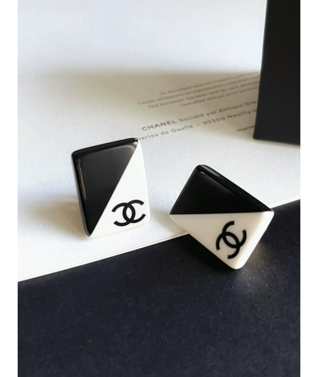 CHANEL Мульти пластиковые серьги, фото 3