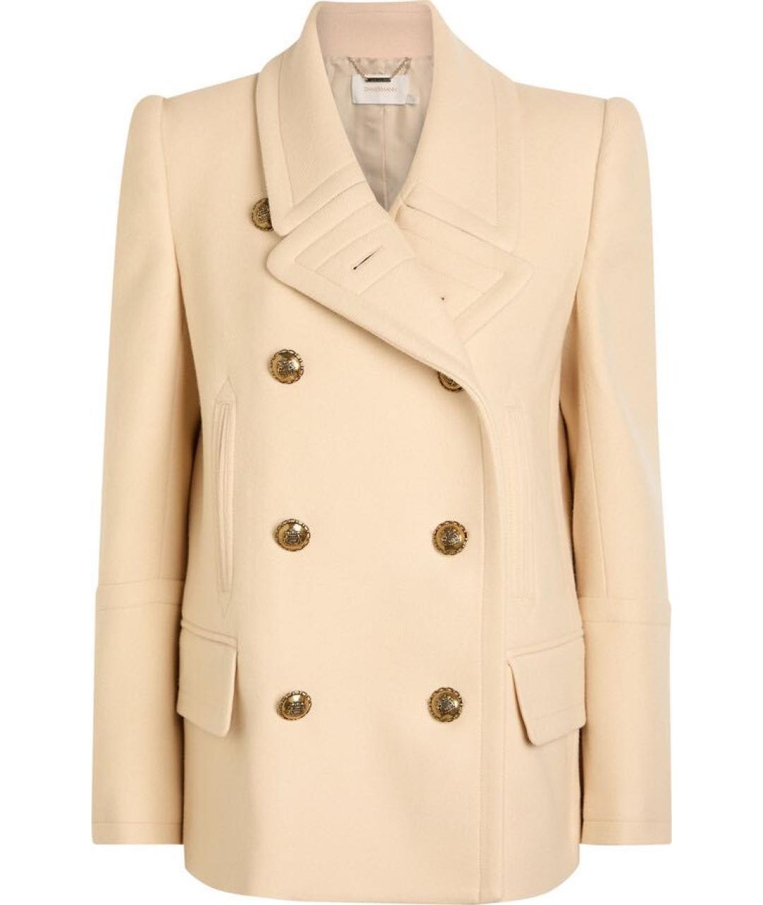 ZIMMERMANN Бежевое пальто, фото 1