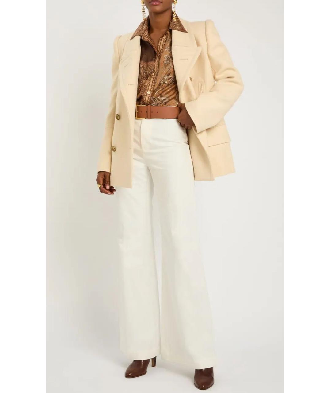 ZIMMERMANN Бежевое пальто, фото 4