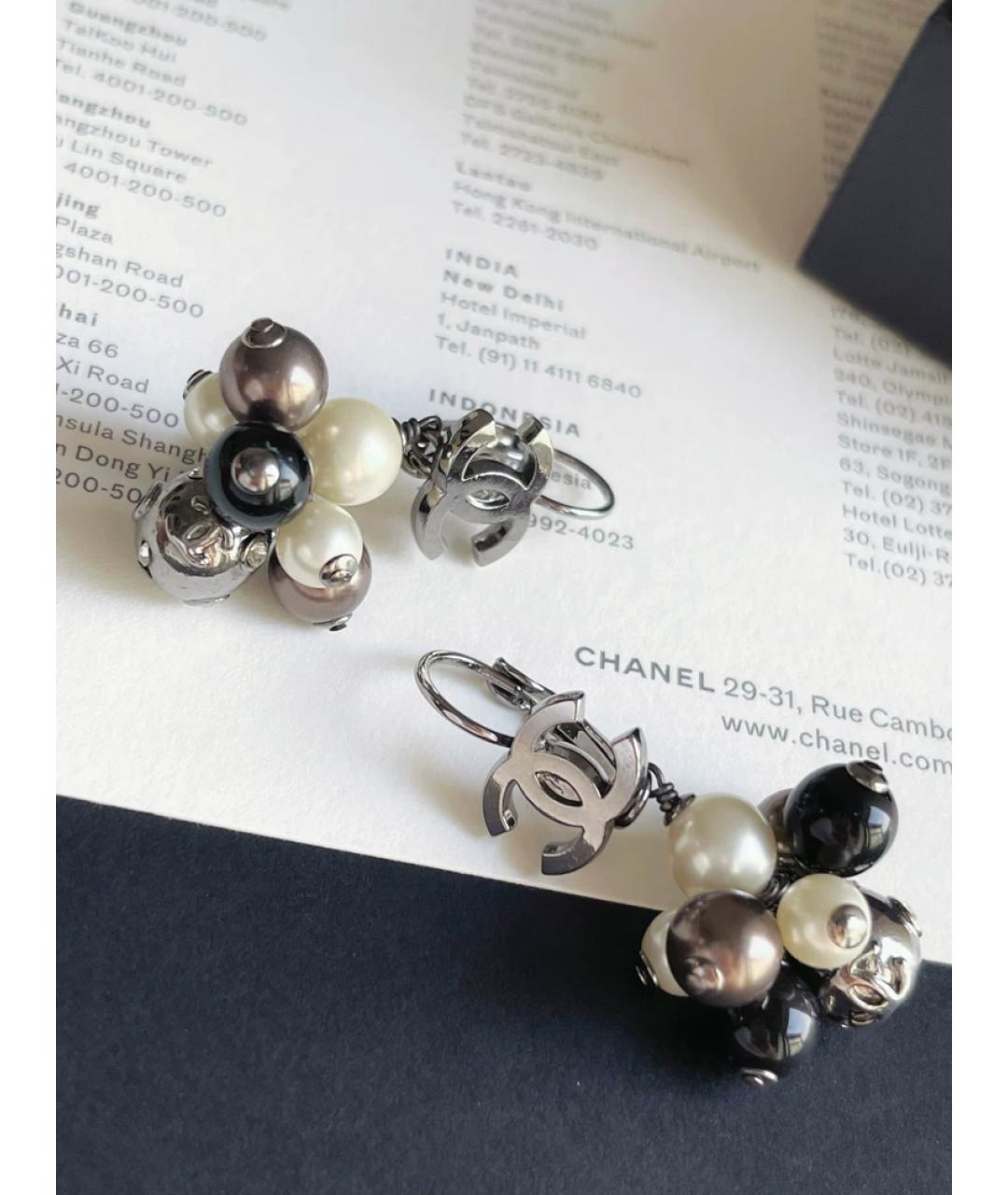 CHANEL Мульти металлические серьги, фото 2