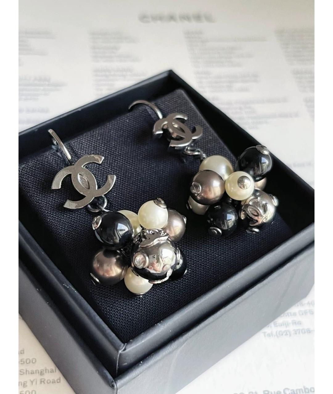 CHANEL Мульти металлические серьги, фото 4