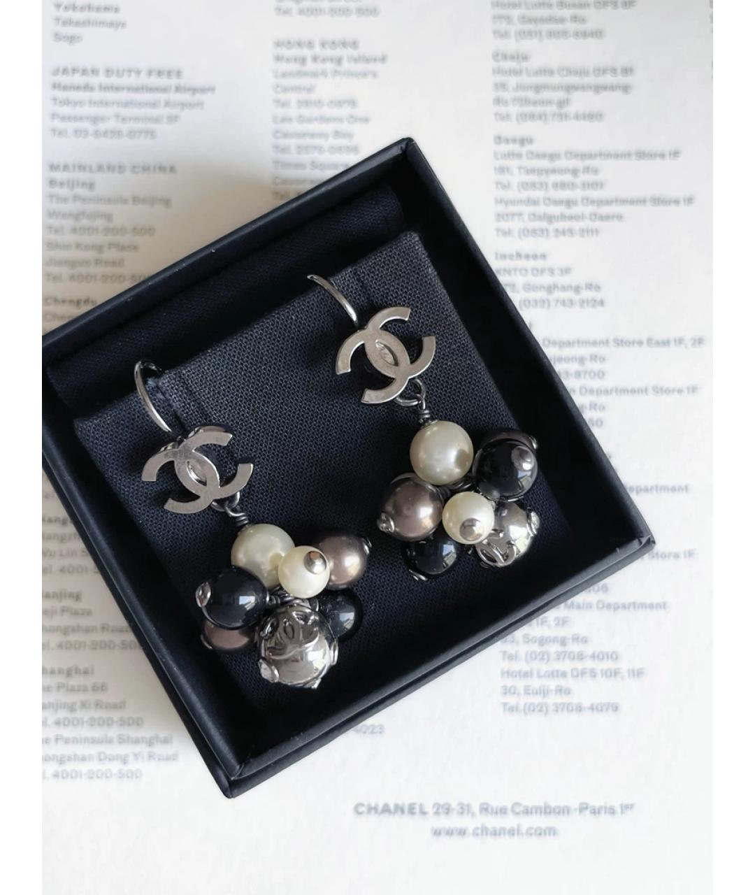 CHANEL Мульти металлические серьги, фото 5