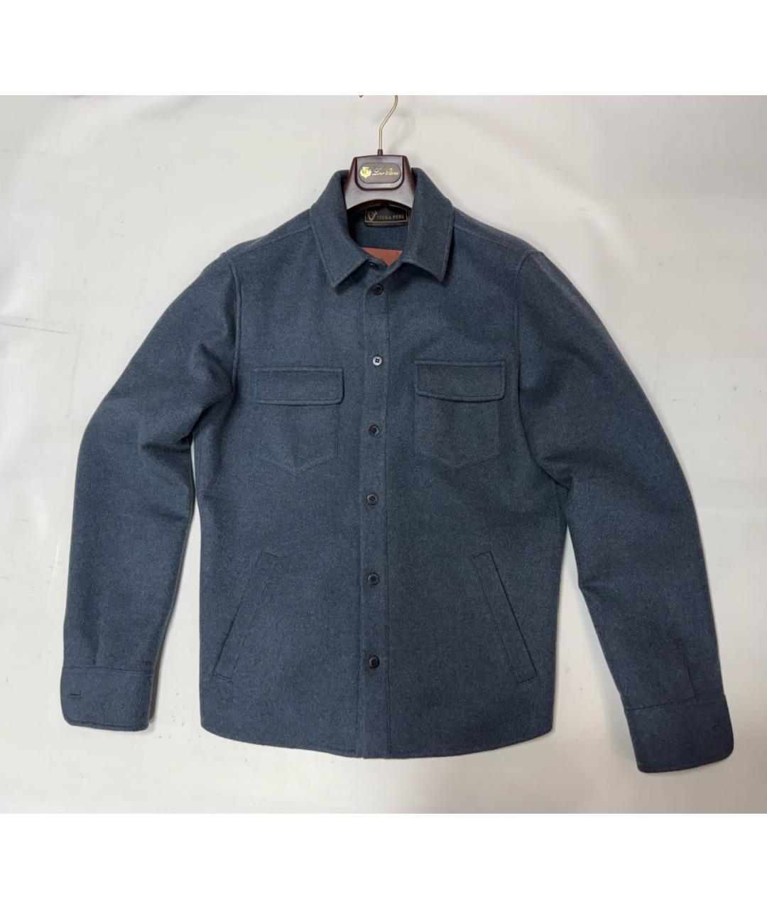 LORO PIANA Синяя кашемировая куртка, фото 9