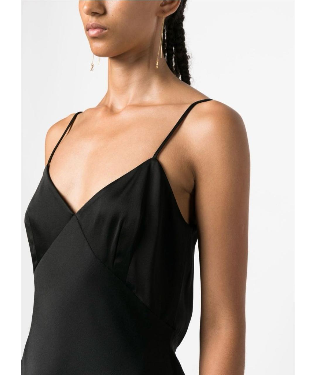 MAX MARA Черное ацетатное вечернее платье, фото 5