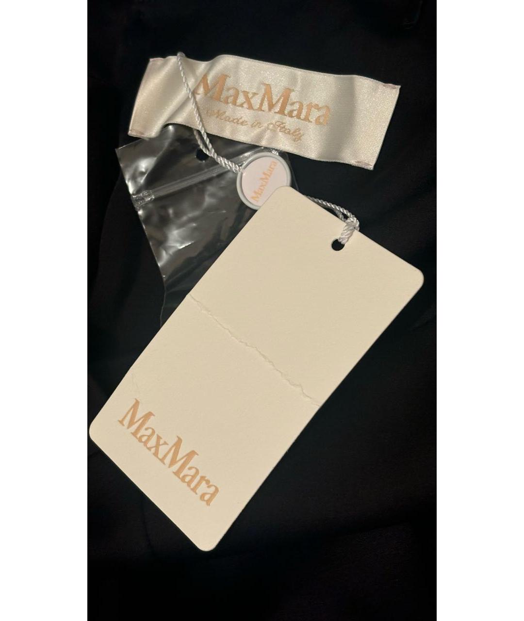 MAX MARA Черное ацетатное вечернее платье, фото 6