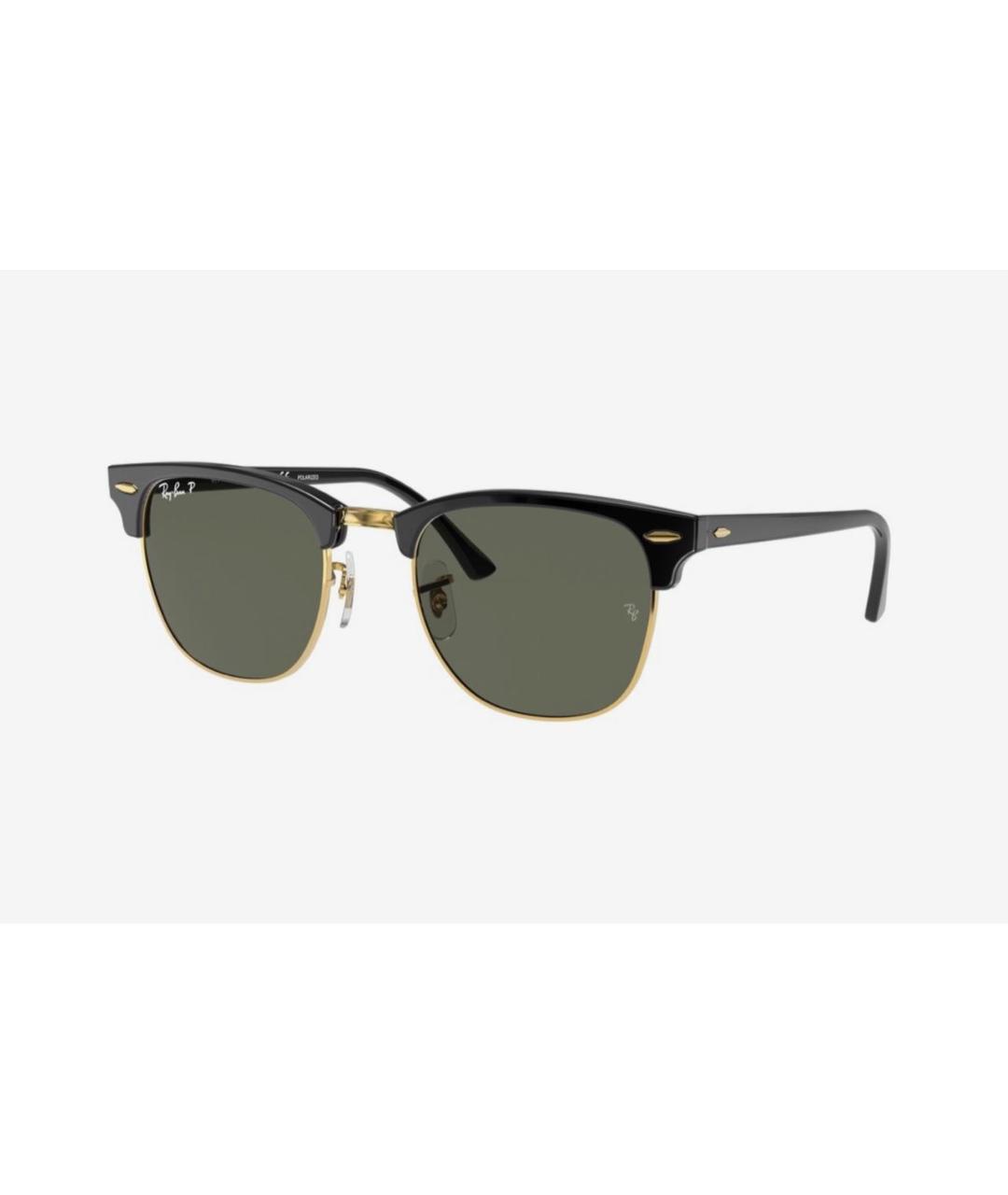 RAY BAN Зеленые пластиковые солнцезащитные очки, фото 4