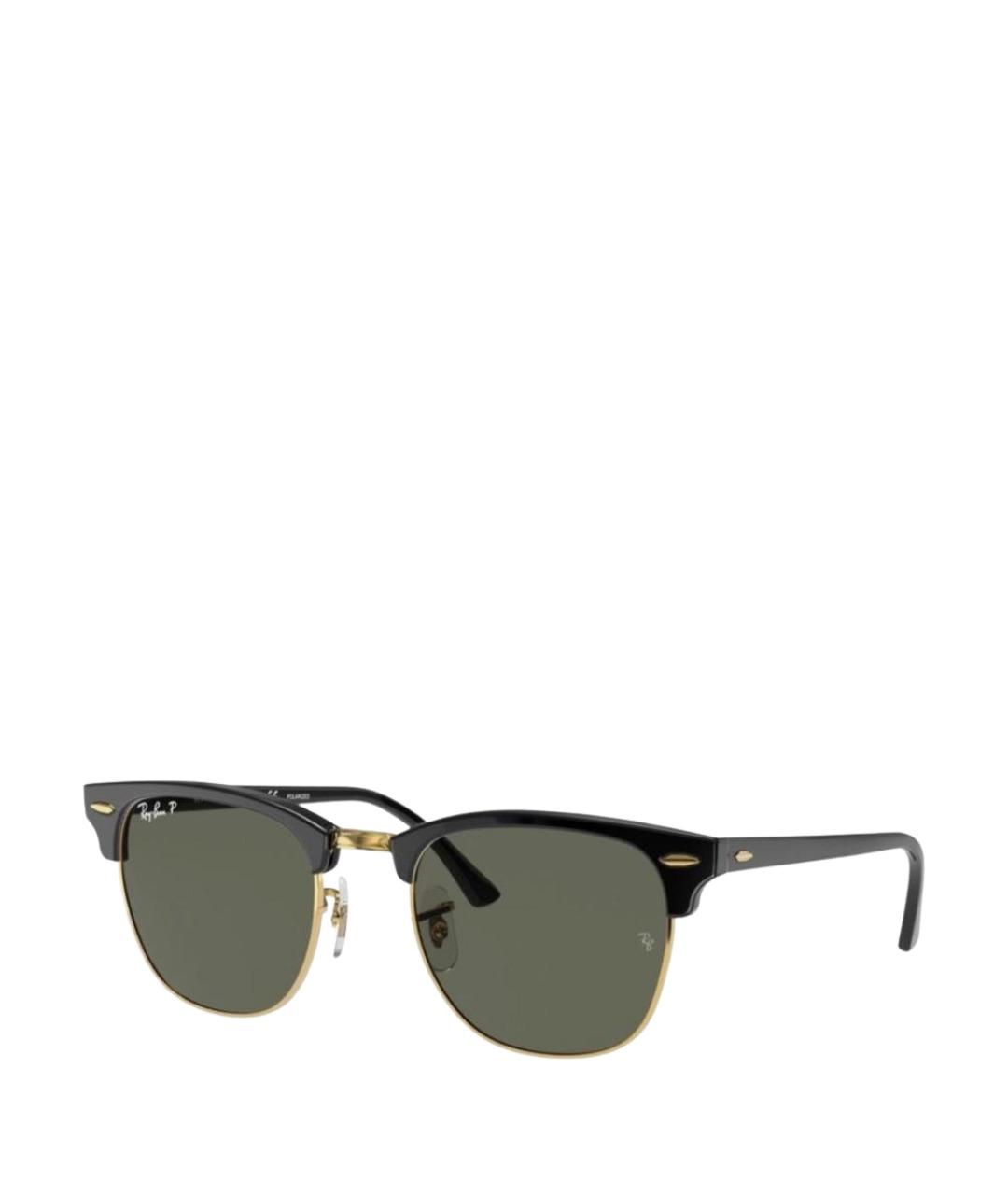 RAY BAN Зеленые пластиковые солнцезащитные очки, фото 1