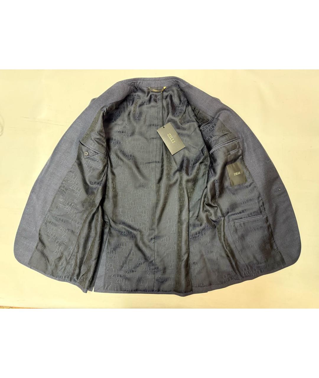 ZILLI Синий классический костюм, фото 3