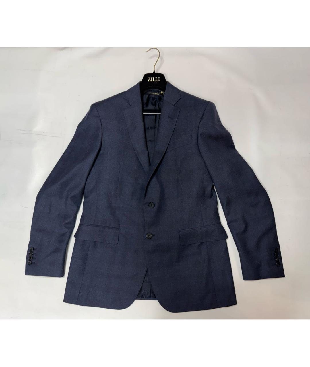 ZILLI Синий классический костюм, фото 2