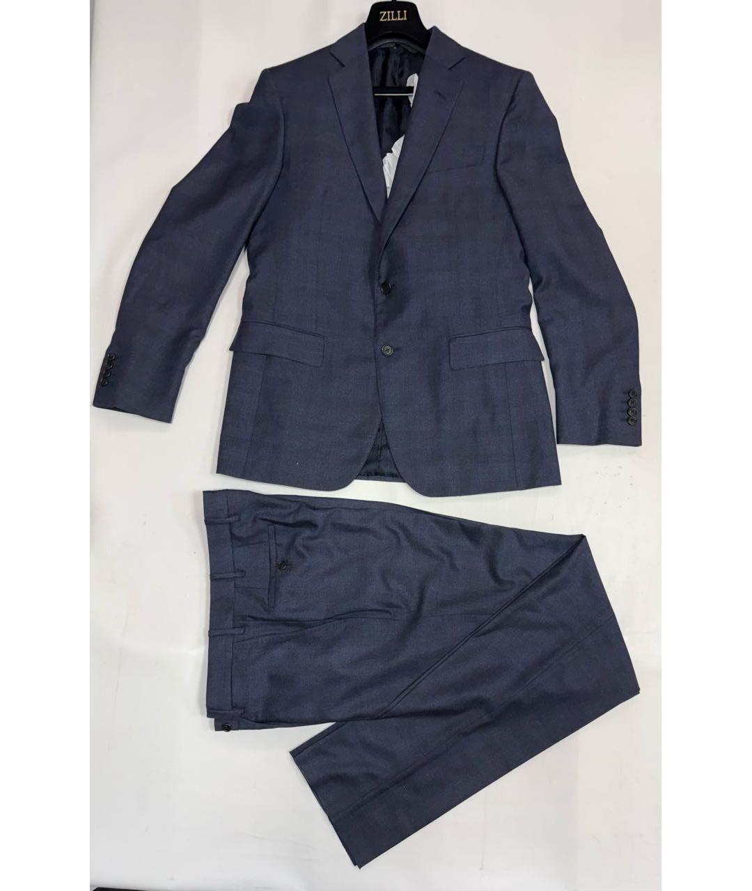 ZILLI Синий классический костюм, фото 9