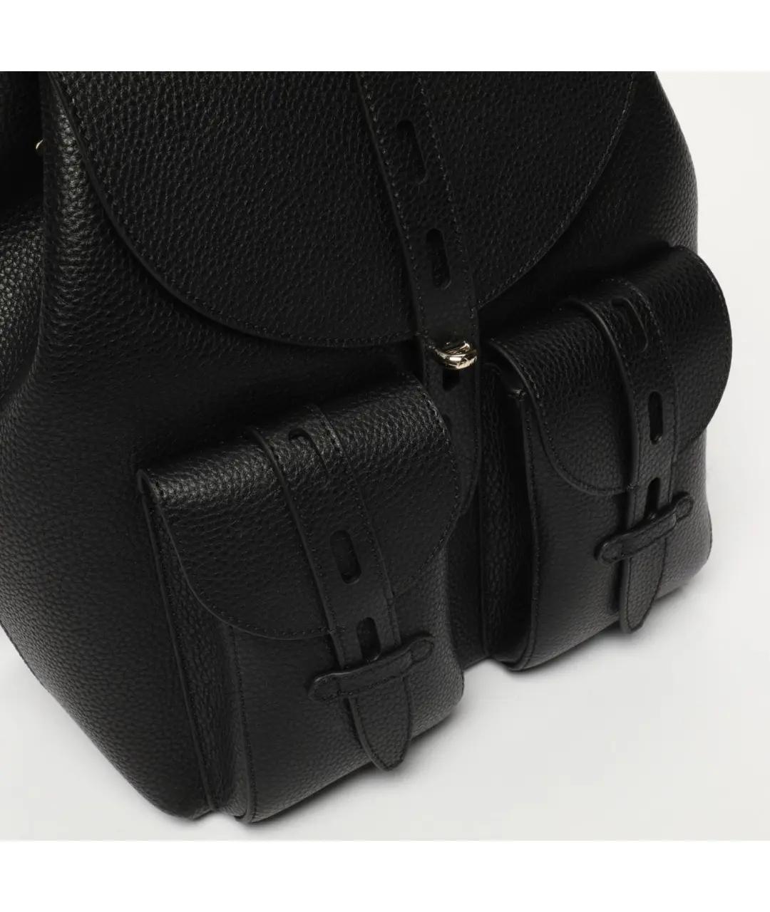 FURLA Черный кожаный рюкзак, фото 2