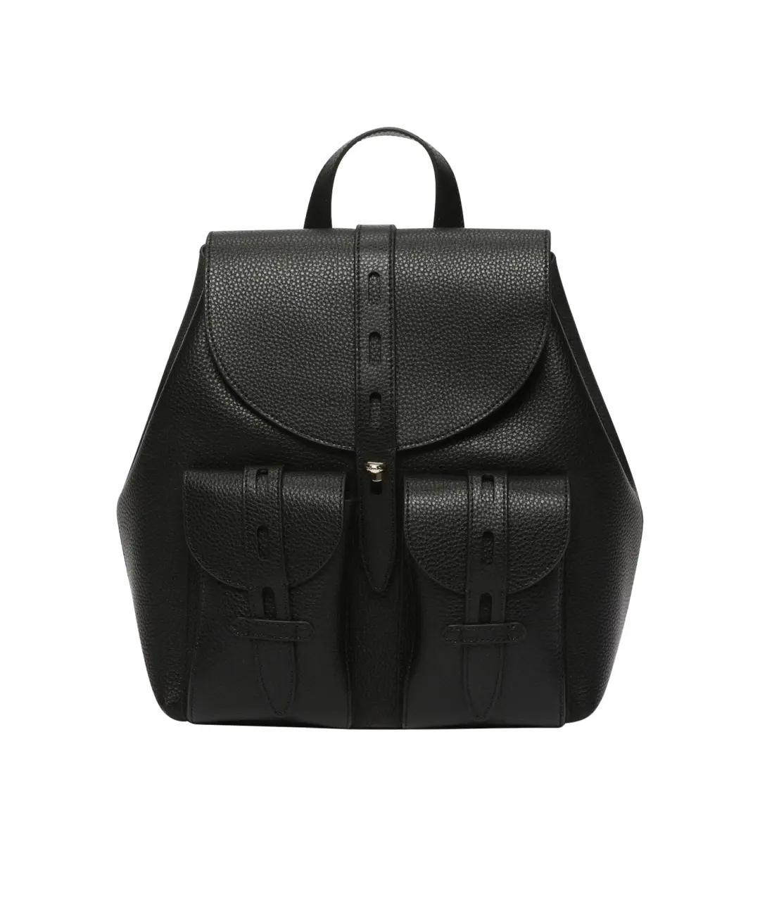 FURLA Черный кожаный рюкзак, фото 6