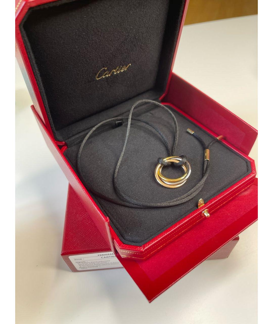 CARTIER Золотое колье из желтого золота, фото 2