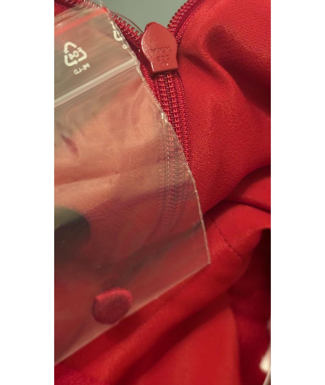 MAX MARA Красное ацетатное вечернее платье, фото 7