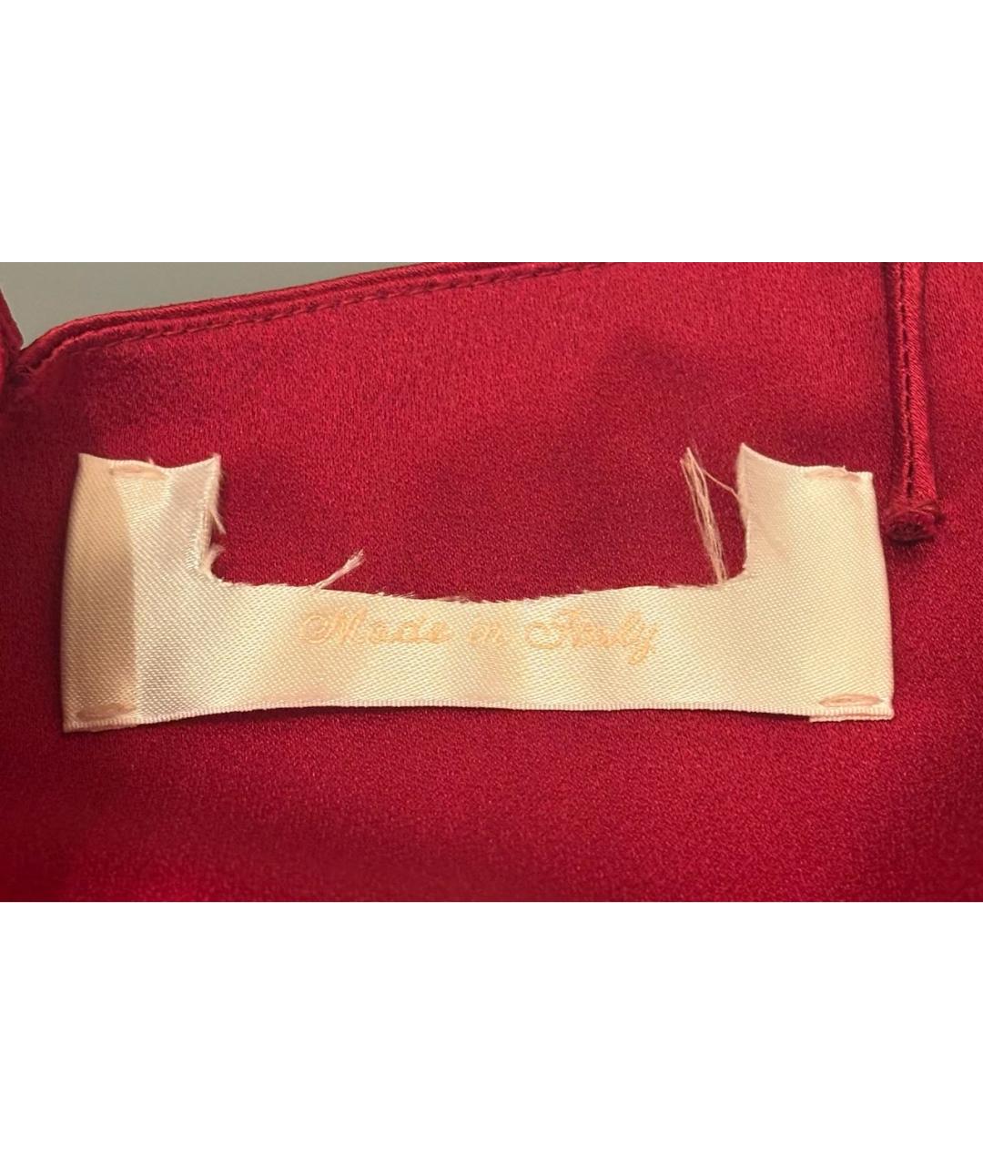 MAX MARA Красное ацетатное вечернее платье, фото 5