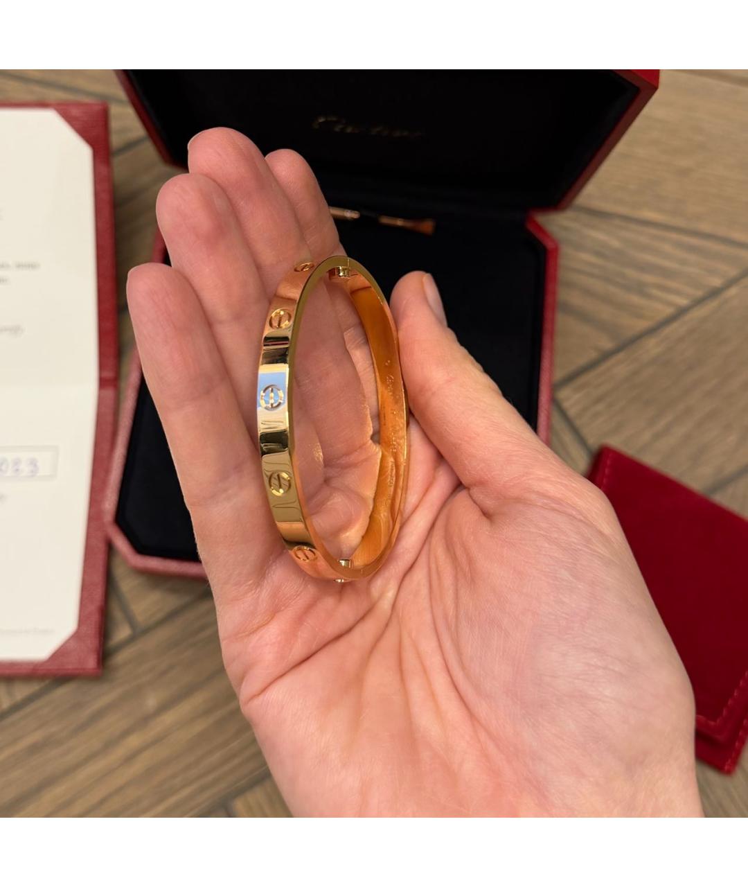 CARTIER Золотой браслет из розового золота, фото 2