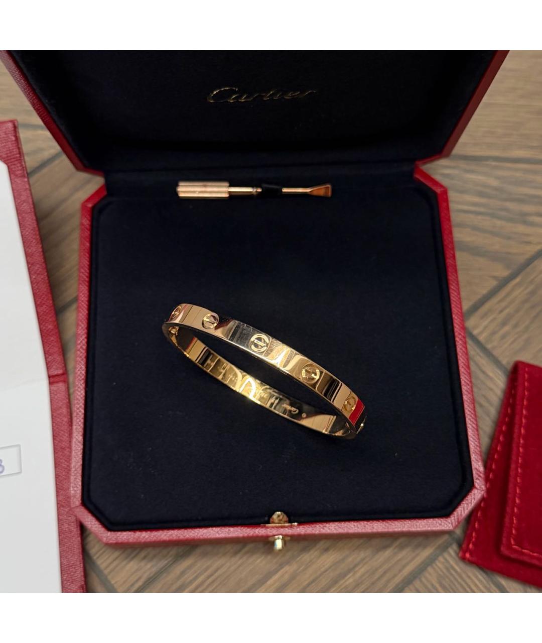 CARTIER Золотой браслет из розового золота, фото 4