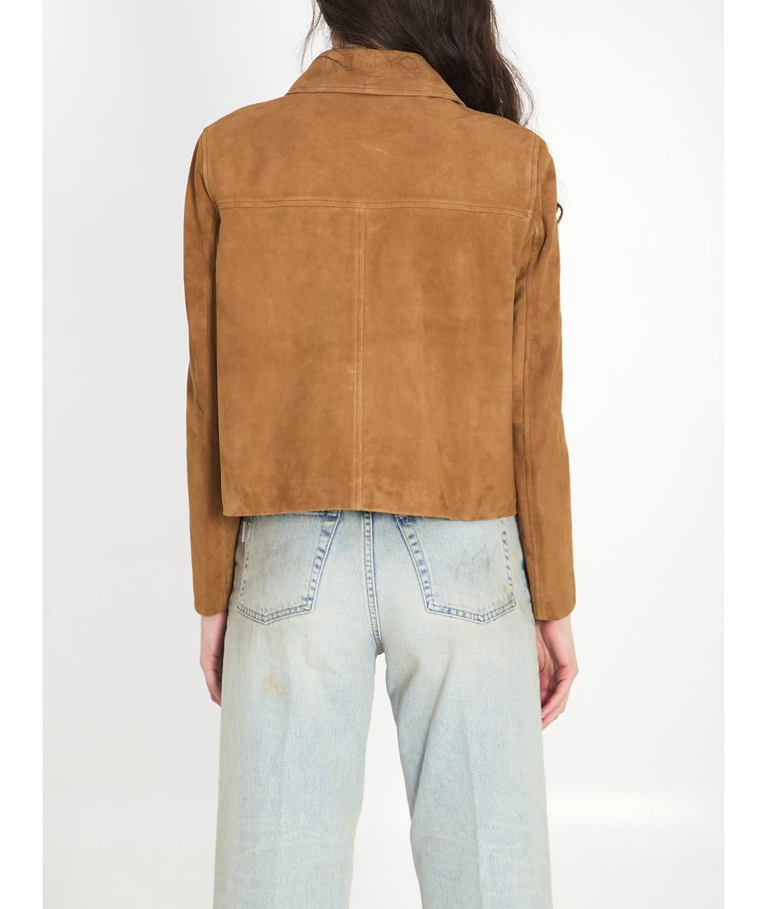 ARMA Коричневая замшевая куртка, фото 4