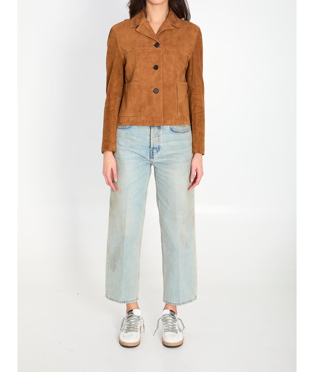 ARMA Коричневая замшевая куртка, фото 5