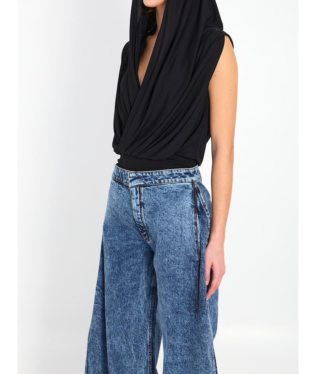 ALAIA Черное вискозное боди, фото 3