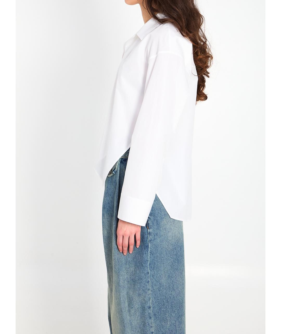 LOEWE Белая хлопковая рубашка, фото 4