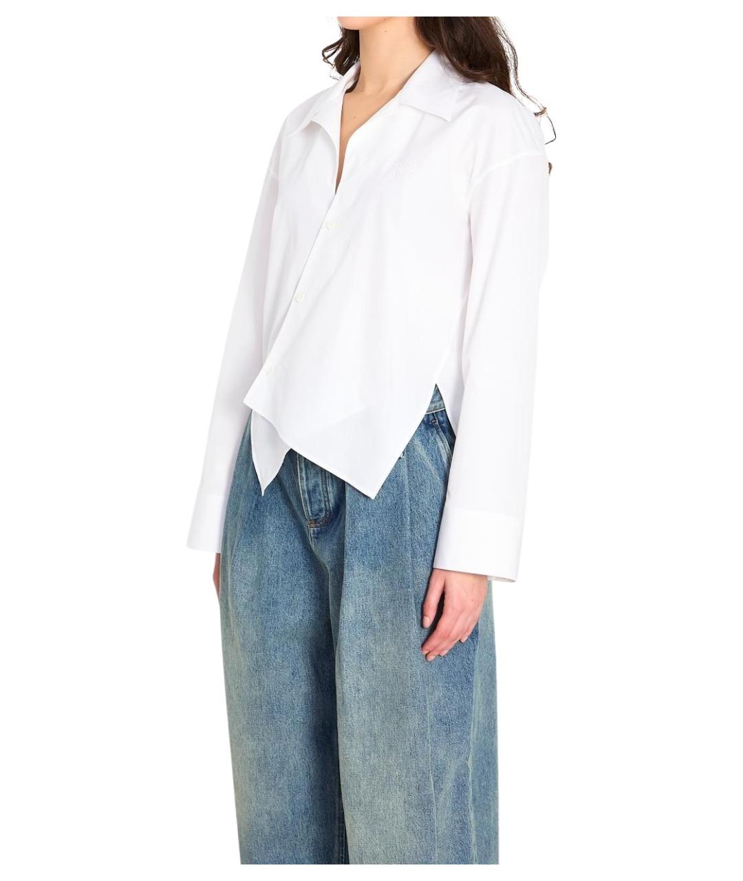 LOEWE Белая хлопковая рубашка, фото 3