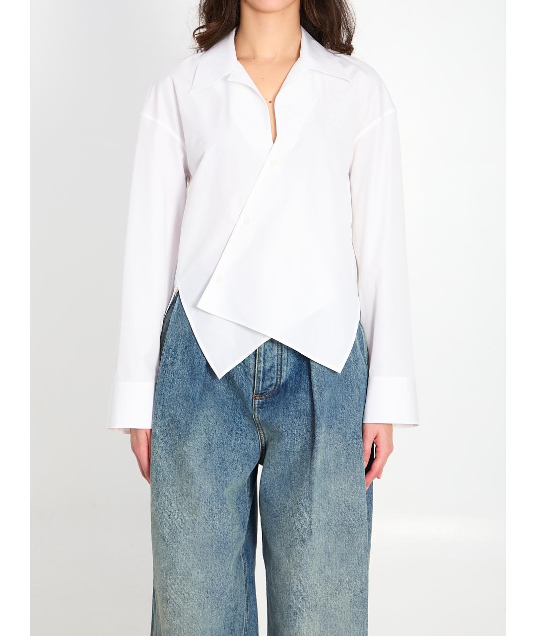 LOEWE Белая хлопковая рубашка, фото 2