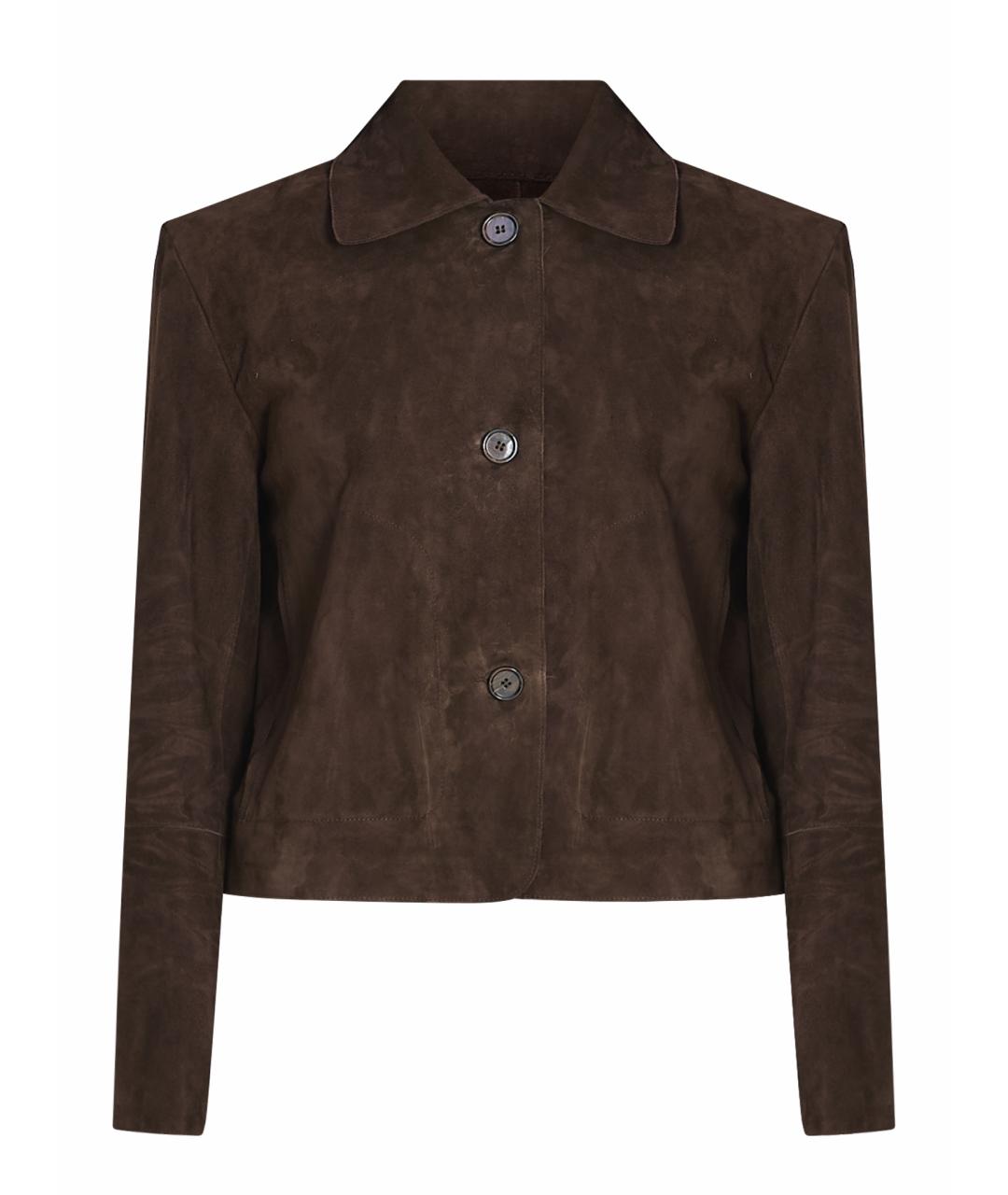 ARMA Коричневая замшевая куртка, фото 1