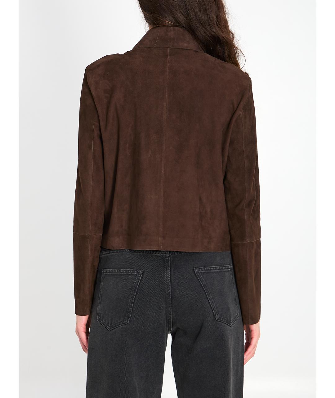 ARMA Коричневая замшевая куртка, фото 4