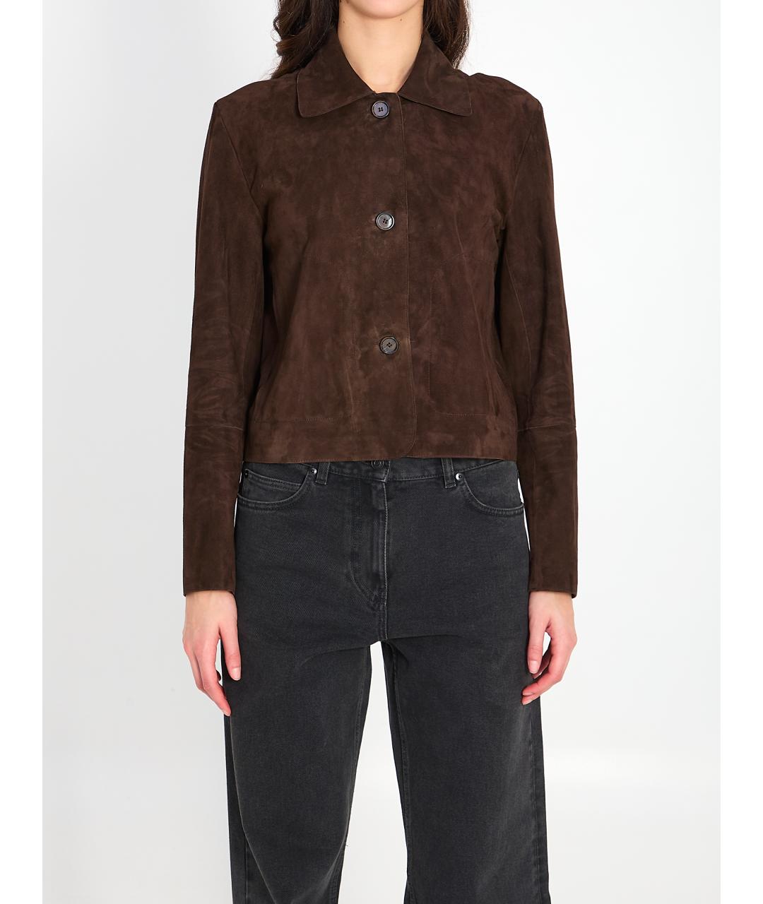 ARMA Коричневая замшевая куртка, фото 5