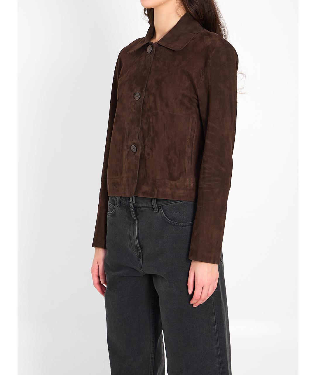 ARMA Коричневая замшевая куртка, фото 2
