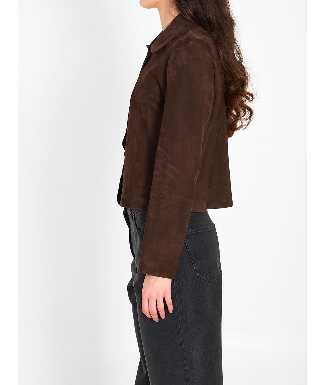 ARMA Коричневая замшевая куртка, фото 3
