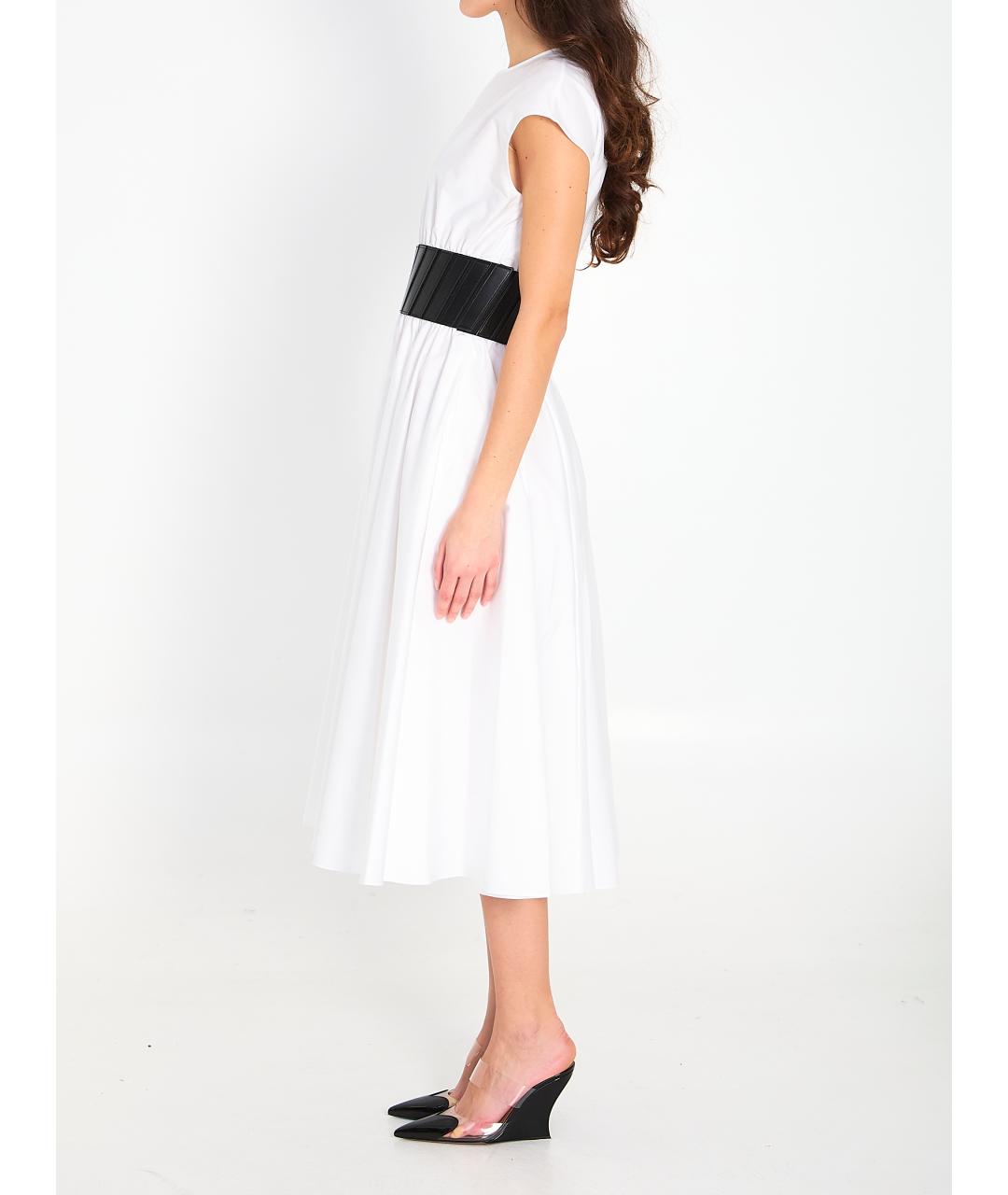 ALAIA Белое хлопковое платье, фото 4