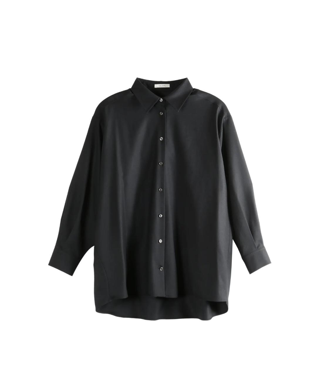 THE ROW Черная шерстяная рубашка, фото 2