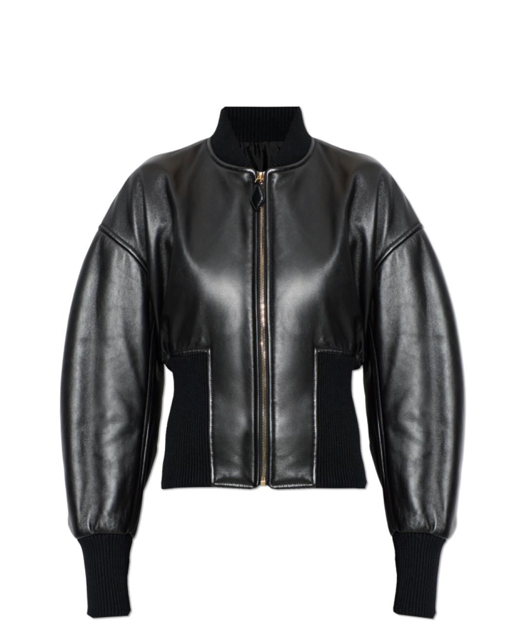 ALAIA Черная кожаная куртка, фото 1