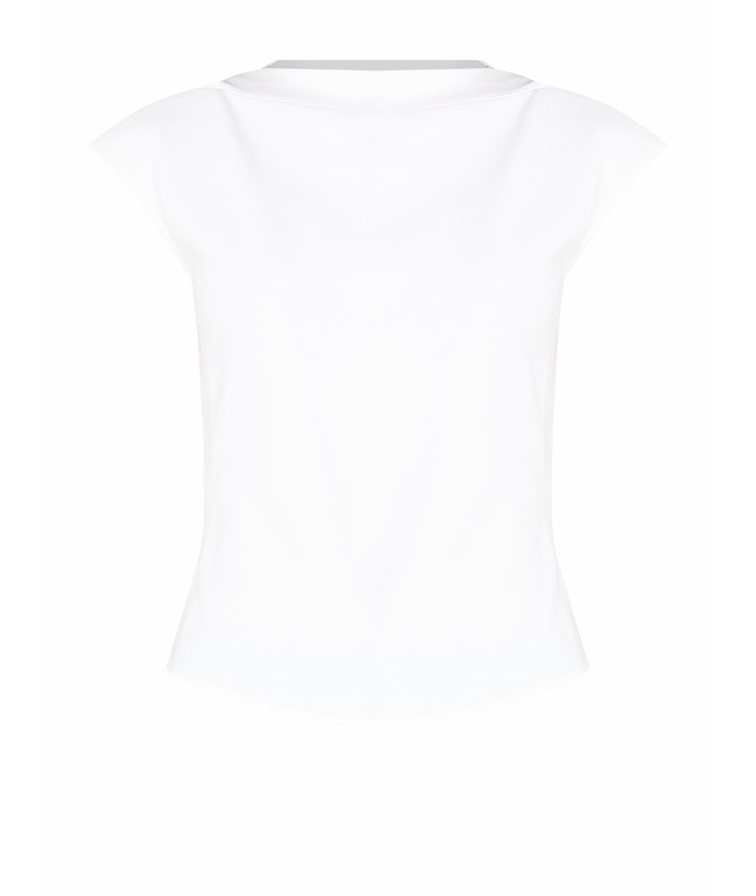 ALAIA Белая хлопковая футболка, фото 1