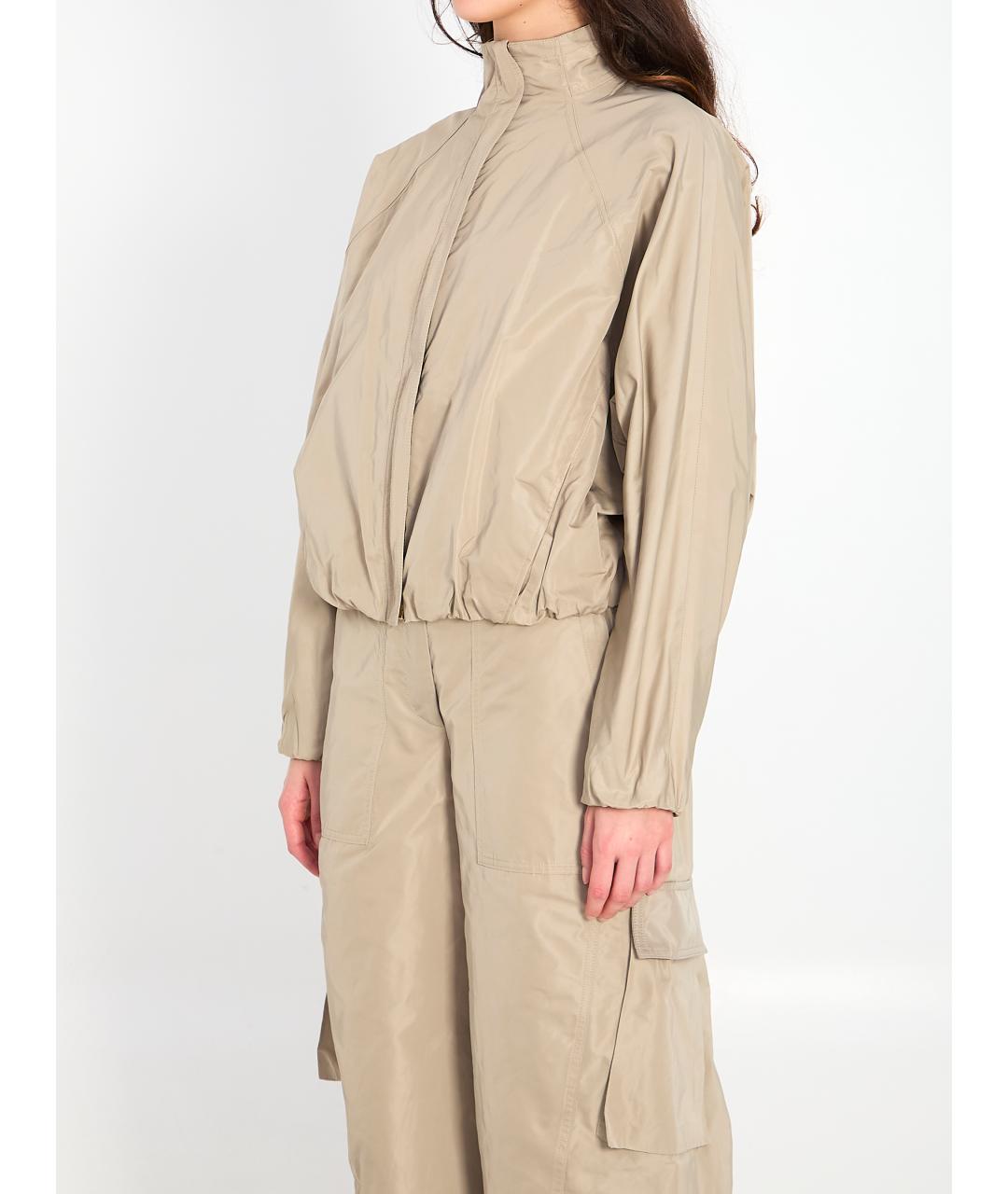ALAIA Бежевая полиэстеровая куртка, фото 3