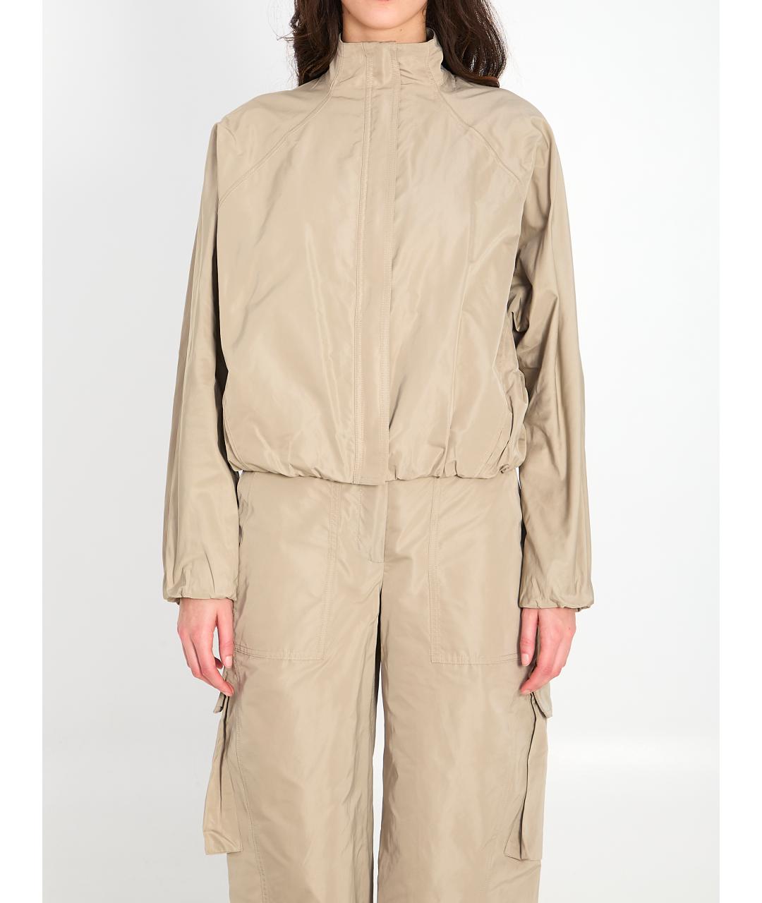 ALAIA Бежевая полиэстеровая куртка, фото 2