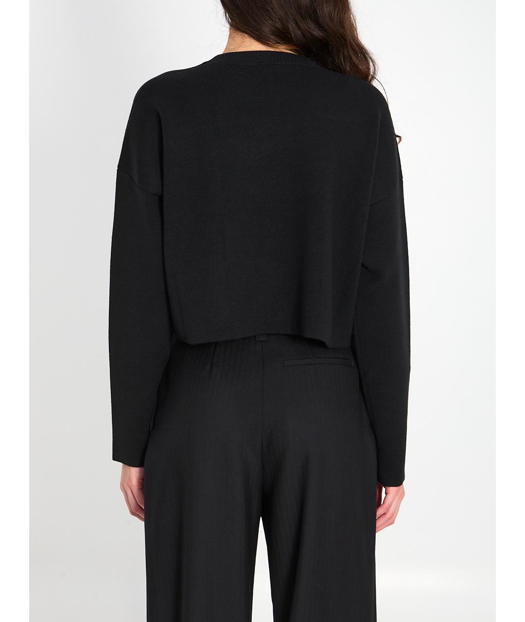 LOEWE Черный шерстяной джемпер / свитер, фото 5